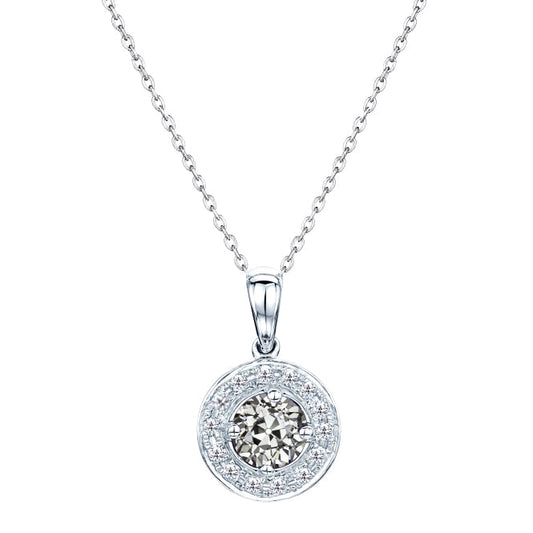 Brilliant Diamond Pendant 2-ct 14 Karat White Gold – main view
