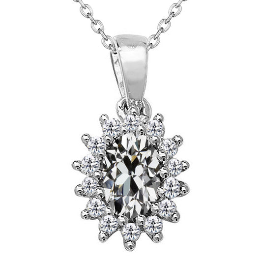 Artisan Brilliant Diamond Pendant 4 ct – main view