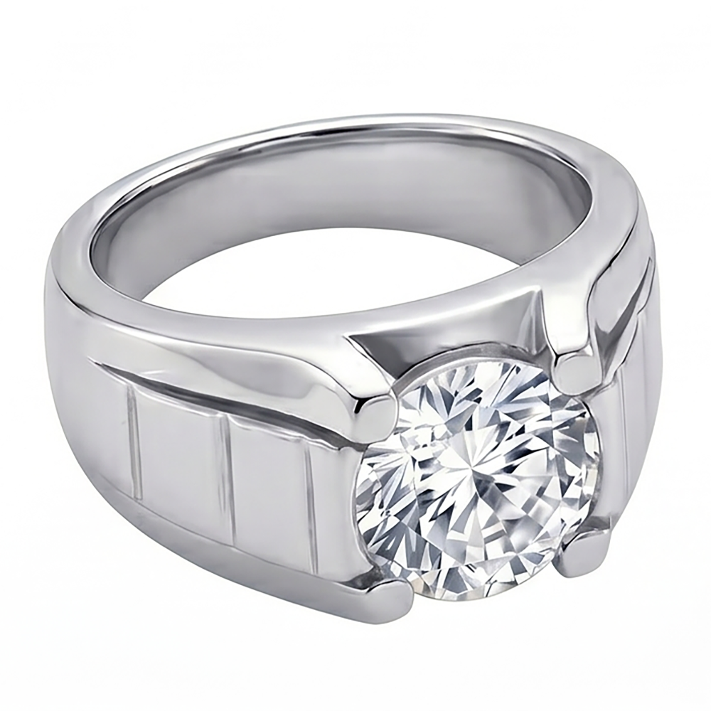 Handcrafted Fine Diamond Men's Ring 2 ct – HarryChadEnt
