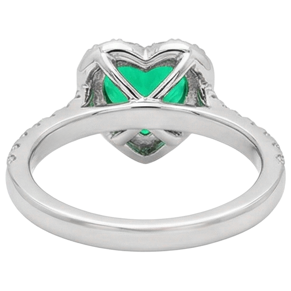 Artisan Colored Stone Ring 2 ct – back view