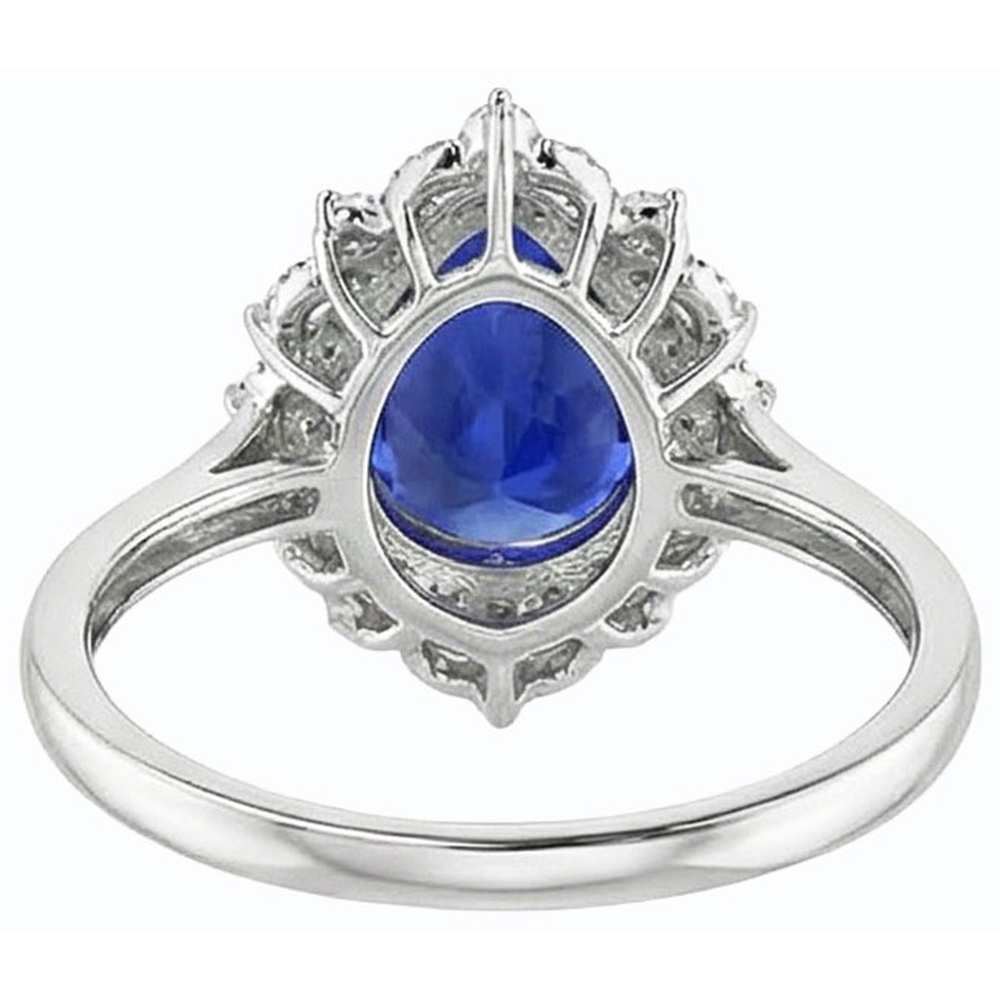 Huge Sapphire Antique Style Ring