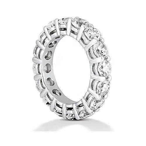 Lab Grown Diamond Engagement Band Gold Jewelry 4.80 Carats New
