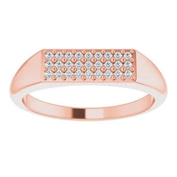 Lab Grown Diamond Eternity Band 0.50 Carats 14K Rose Gold Jewelry