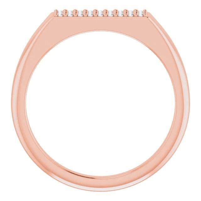 Lab Grown Diamond Eternity Band 0.50 Carats 14K Rose Gold Jewelry