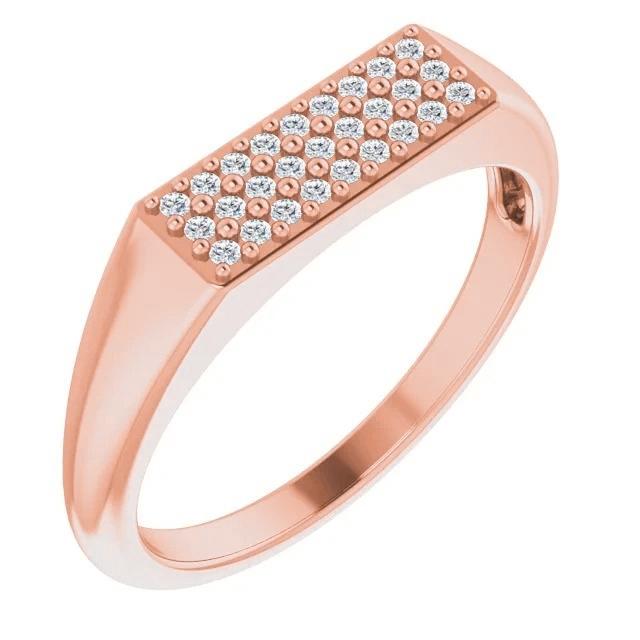 Lab Grown Diamond Eternity Band 0.50 Carats 14K Rose Gold Jewelry