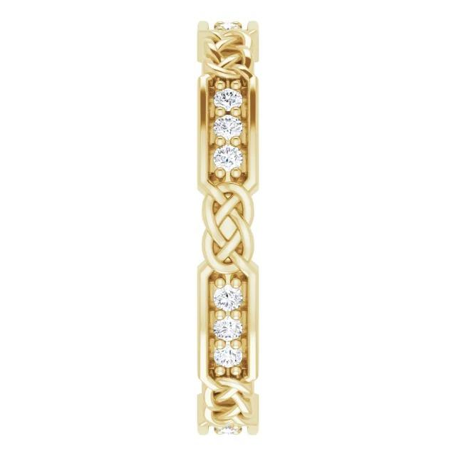 Lab Grown Diamond Wedding Band Vintage Style 0.90 Carats