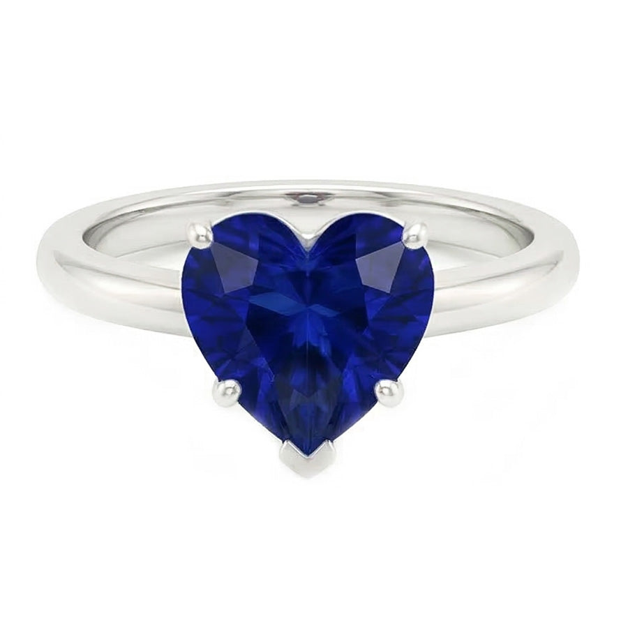 natural heart sapphire 2ct ring side angle