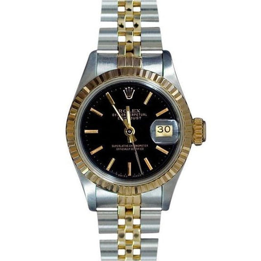 Rolex Watch Two Tone Stick Dial