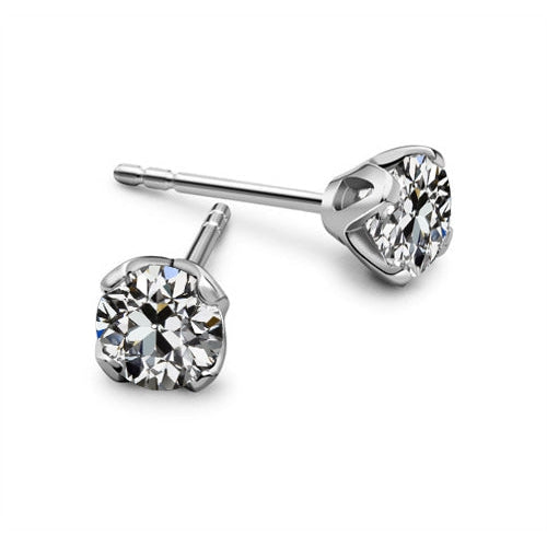 Handcrafted Diamond Drop Earrings 2 ct – main view