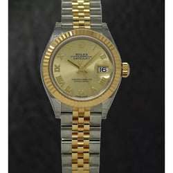 Ladies Rolex New Datejust 279173 28mm Two Tone Watch Champagne Dial