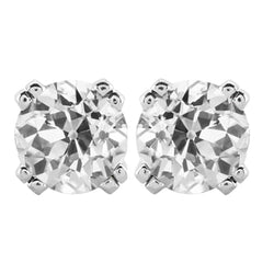Luxury Diamond Drop Earrings – 5 ct 14K White Gold