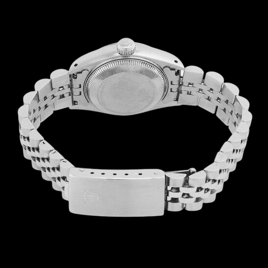Gemstone Rolex in Stainless Steel – profile view