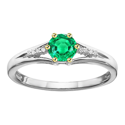 GIA Certified Colombian Emerald Precious Stone Ring 1 ct – 14K