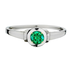 Bespoke 1-ct Colombian Emerald Precious Stone Ring