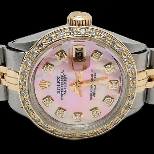 Pink Mop Diamond Dial
