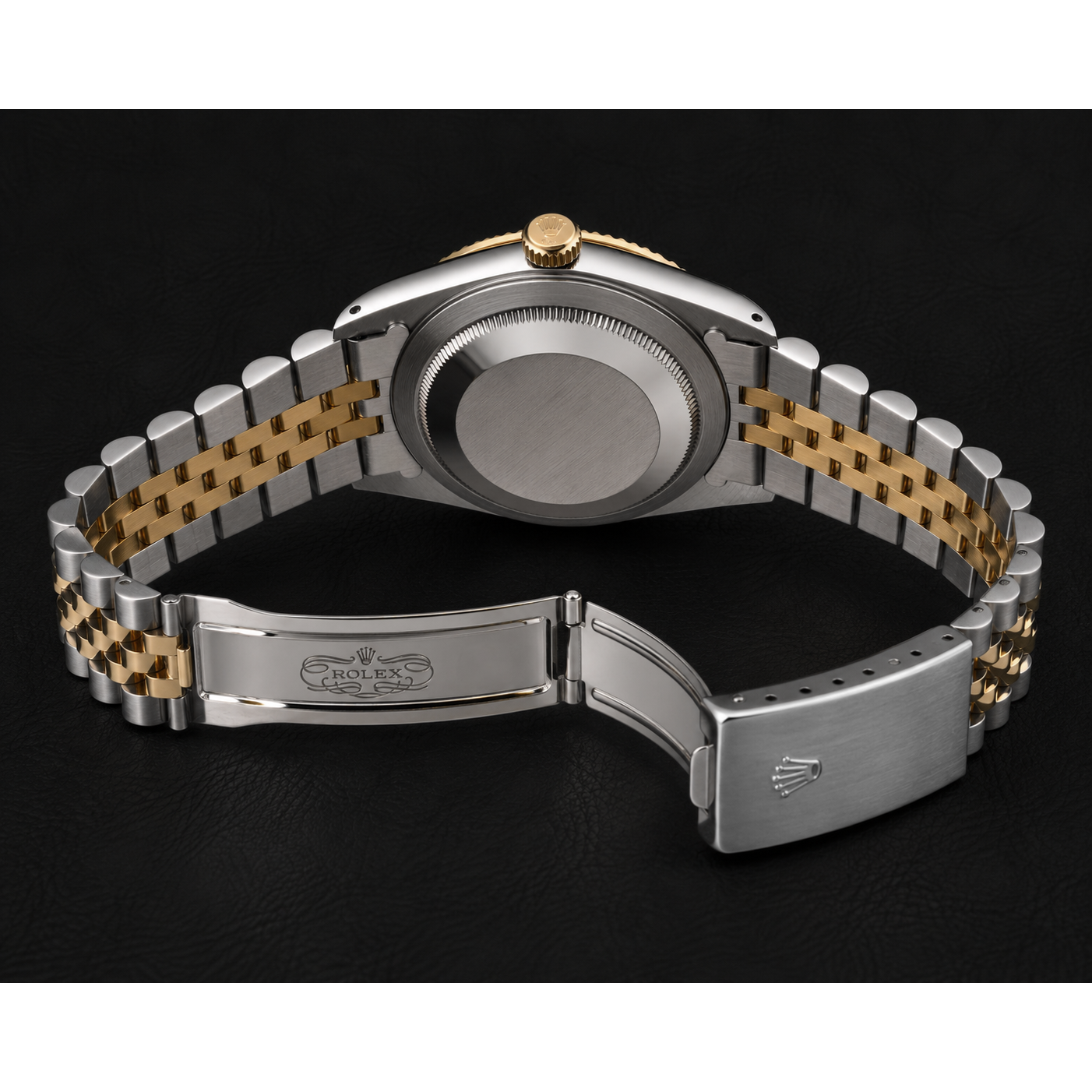 Ladies Rolex 31mm Datejust Two Tone Chocolate Roman Dial Watch