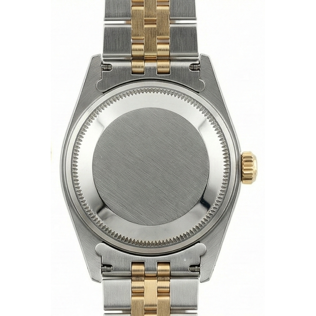 Ladies Rolex Date-Just Watch Diamond Salmon Dial Bezel