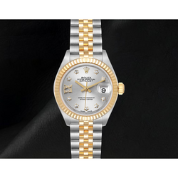 Ladies Rolex Datejust 28 mm Jubilee Bracelet Two Tone Watch 279173