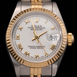 Ladies Rolex Datejust Watch Oyster Solid Gold & Stainless Steel