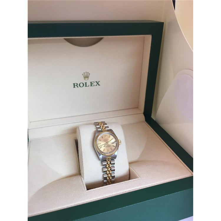Rolex Datejust Watch Stick Dial