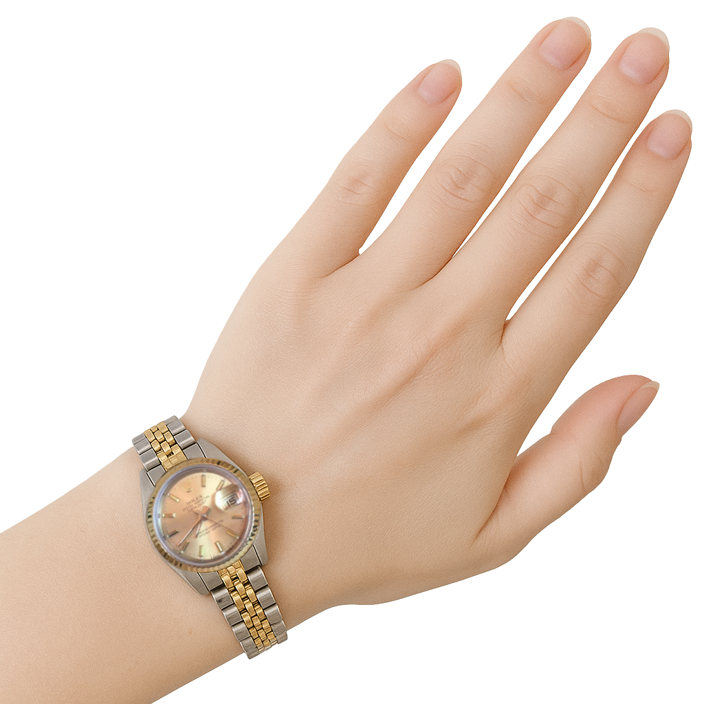 Ladies_Rolex_Datejust_Watch_Stick_Dial_Fluted_Bezel_Two_Tone5