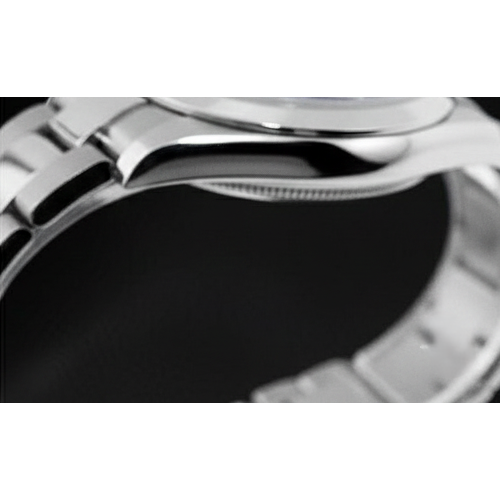 Lady-Datejust Rolex Blue Roman Dial Stainless Steel Watch