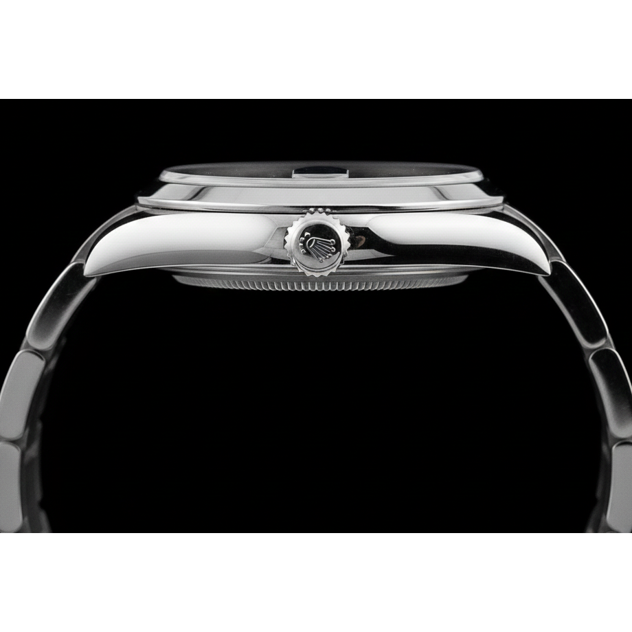 Lady-Datejust Rolex Blue Roman Dial Stainless Steel Watch