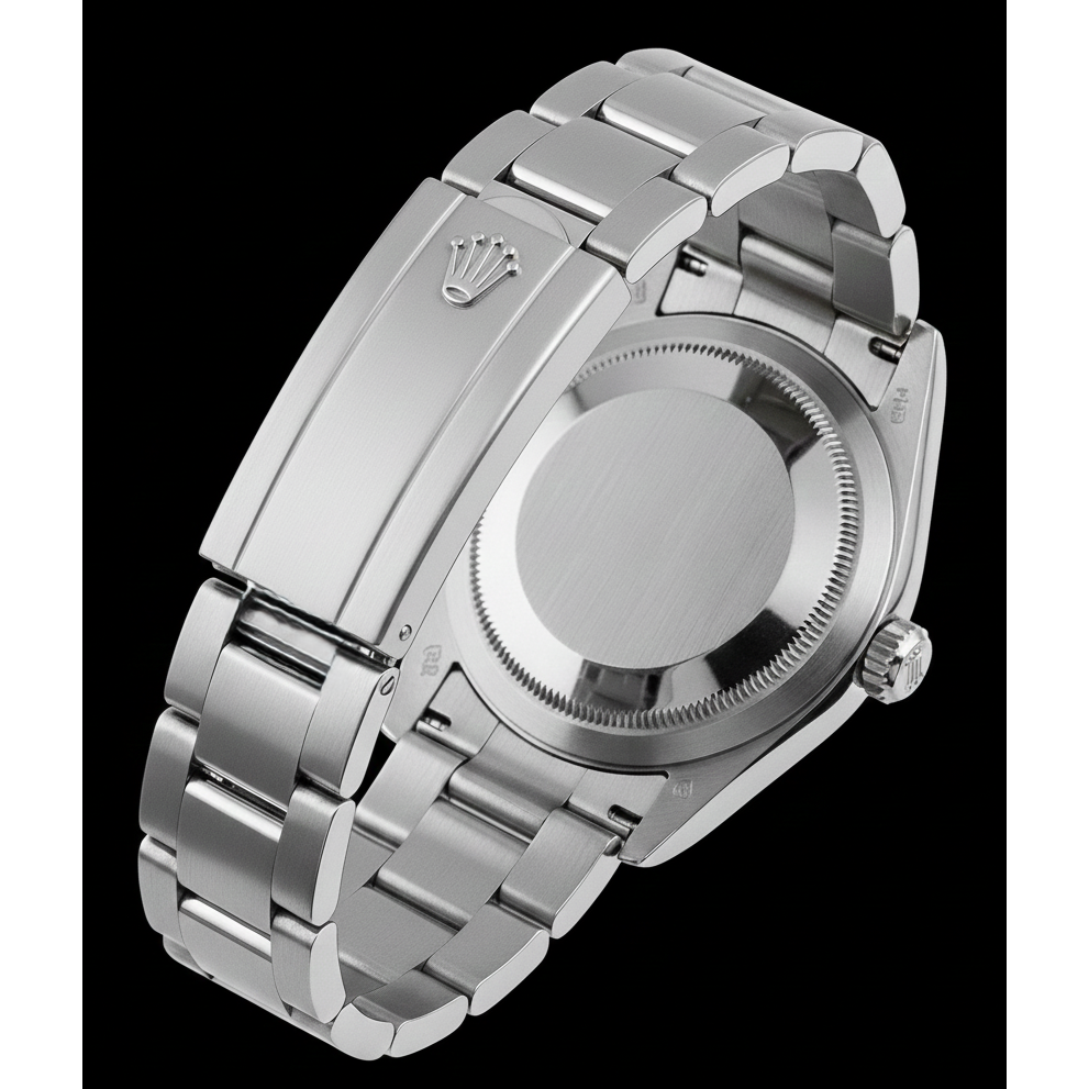 Lady-Datejust Rolex Blue Roman Dial Stainless Steel Watch