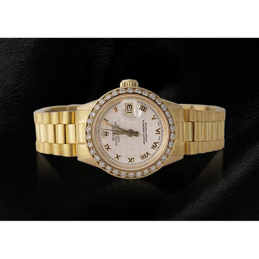 Watch Diamond Bezel Oyster Bracelet