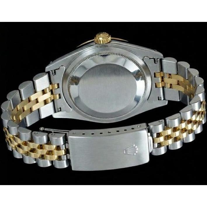 Lady Champagne Stick Rolex Dial Ss & Gold Jubilee Bracelet