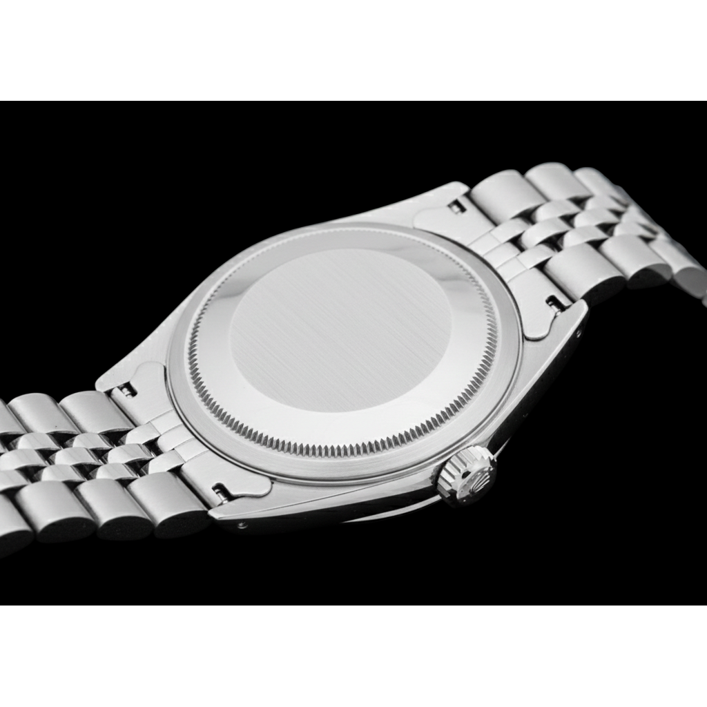 Rolex Stainless Steel with Pearl – angle view