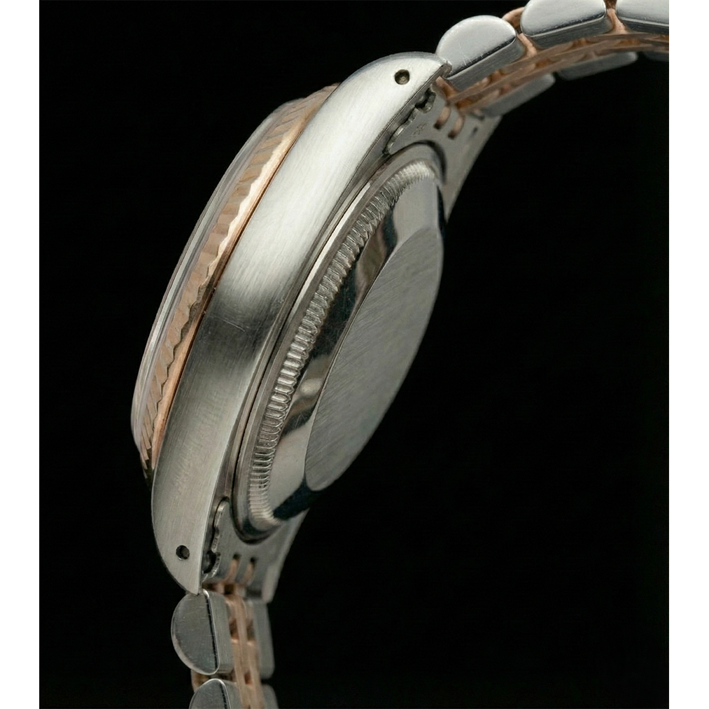 Lady Rolex Yellow Gold Datejust Watch Perpetual Arabic Dial Ss