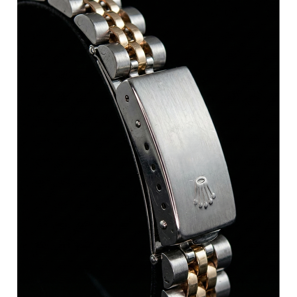 Lady Rolex Yellow Gold Datejust Watch Perpetual Arabic Dial Ss