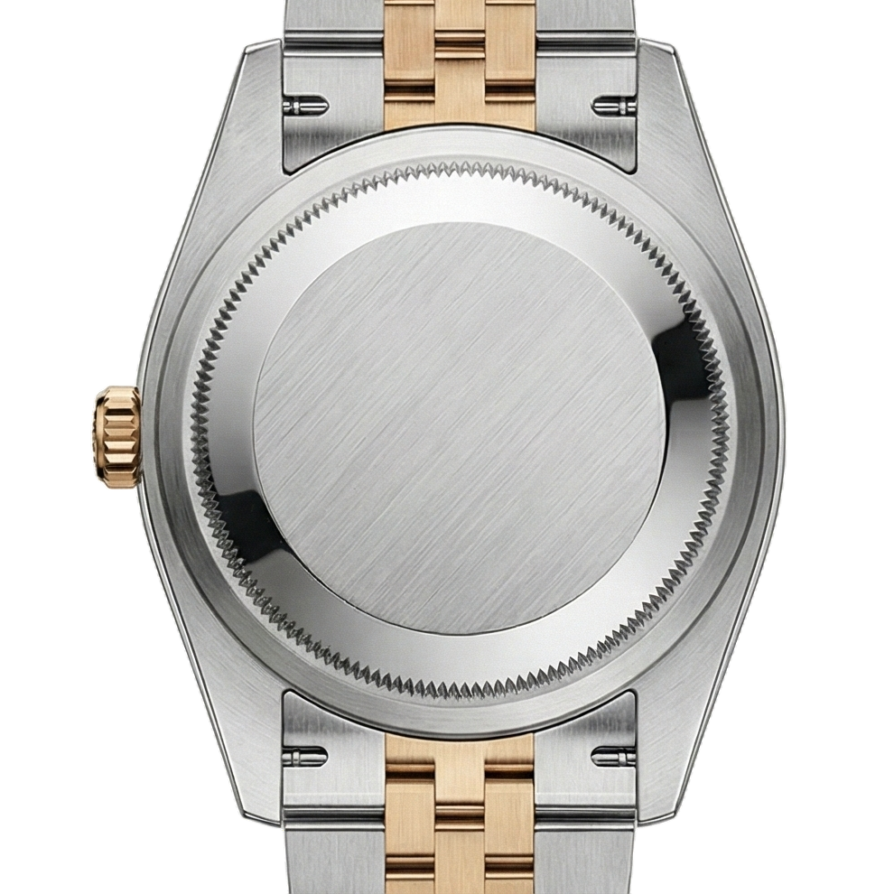 Lady Watch Champagne Stick Dial Rolex Bezel Yellow Gold Jubilee