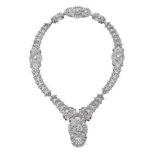 Like La Belle Epoque Jewelry Sparkling 110 Ct Real Small Diamond Necklace