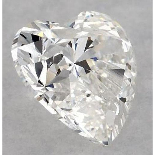 Diamond 1.5 Carats Heart Diamond Loose F Vs1 Very Good Cut