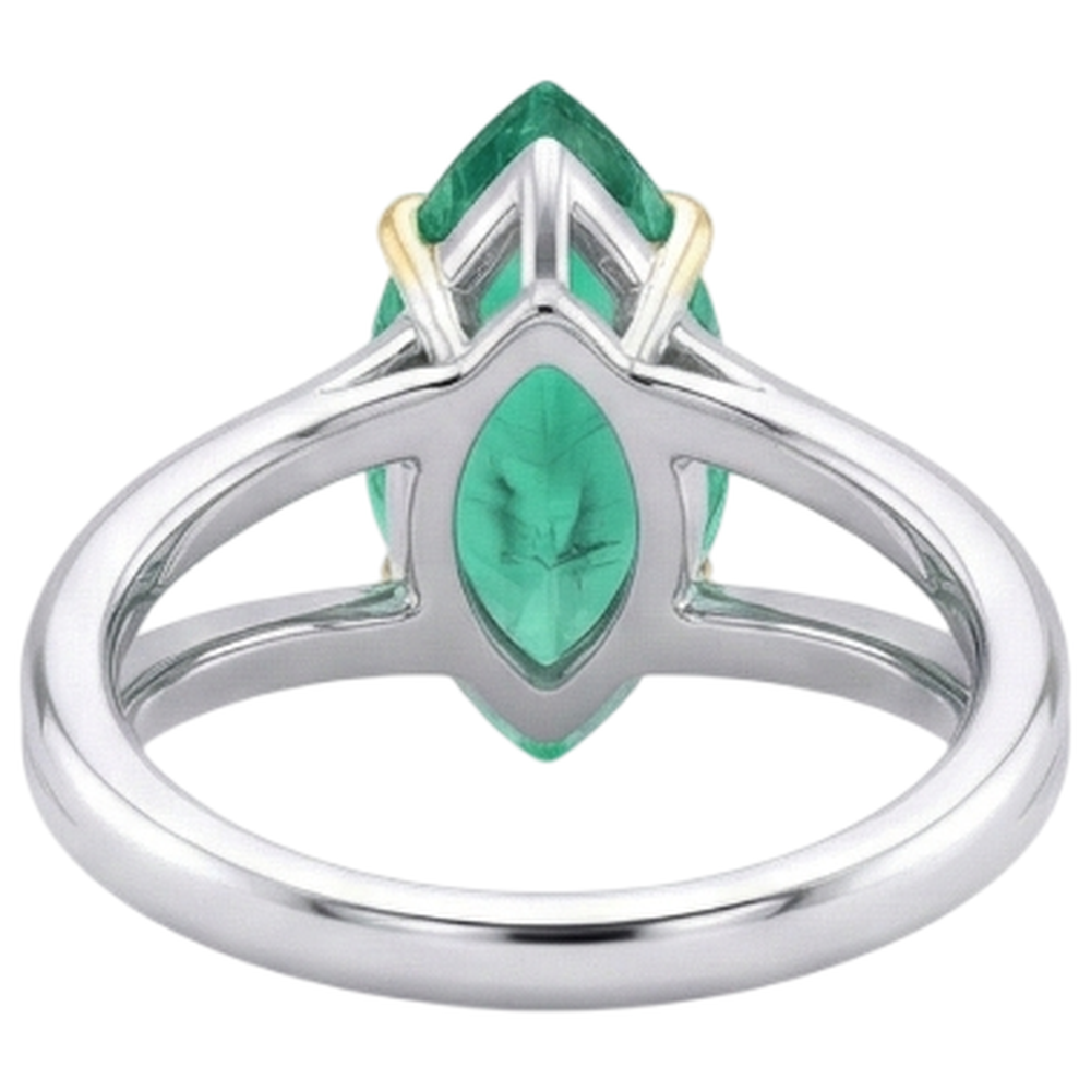 Luxury Precious Stone Ring 4 ct – profile view