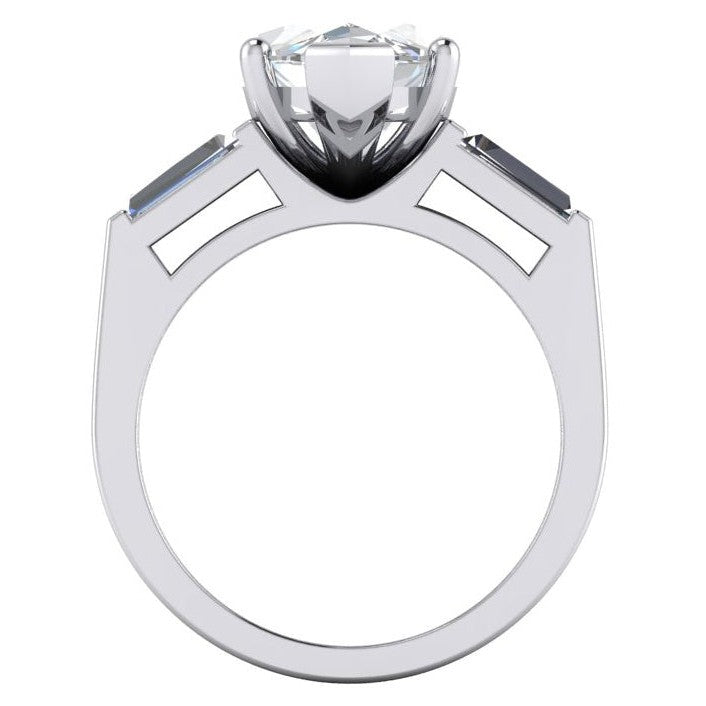 Marquise Cut Real Diamond Ring Engagement Set 3.50 Ct.