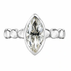 1 ct Brilliant Diamond Solitaire Ring in 14 Karat White Gold