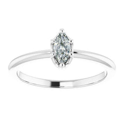 Custom 0.50-ct Fine Diamond Solitaire Ring
