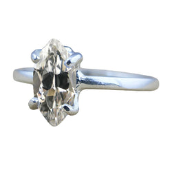 Handcrafted Old European Cut Fine Diamond Solitaire Ring – 3 ct