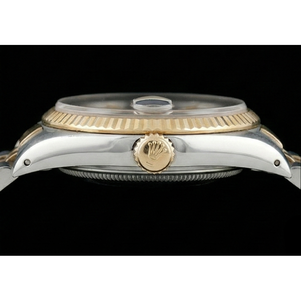 Men Rolex Stainless Steel & Watch Blue Dial QUICK SET