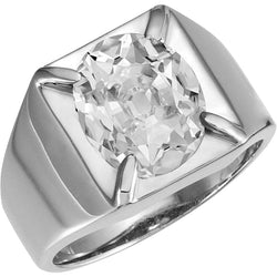 Men's Brilliant Diamond Gentleman's Ring – IGI Certified 9 ct 14