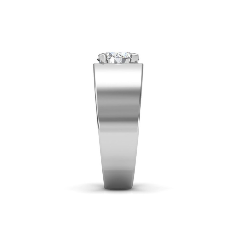 Brilliant Gentleman's Ring 9 ct – side view