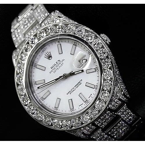 Datejust Ii 33 Ct. Iced Out Watch