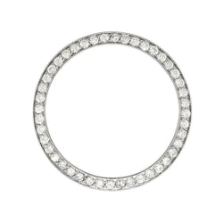 Mens Round Genuine Diamond Bezel To Fit Rolex Datejust & All Watch Models 36 Mm 2.75 Ct.
