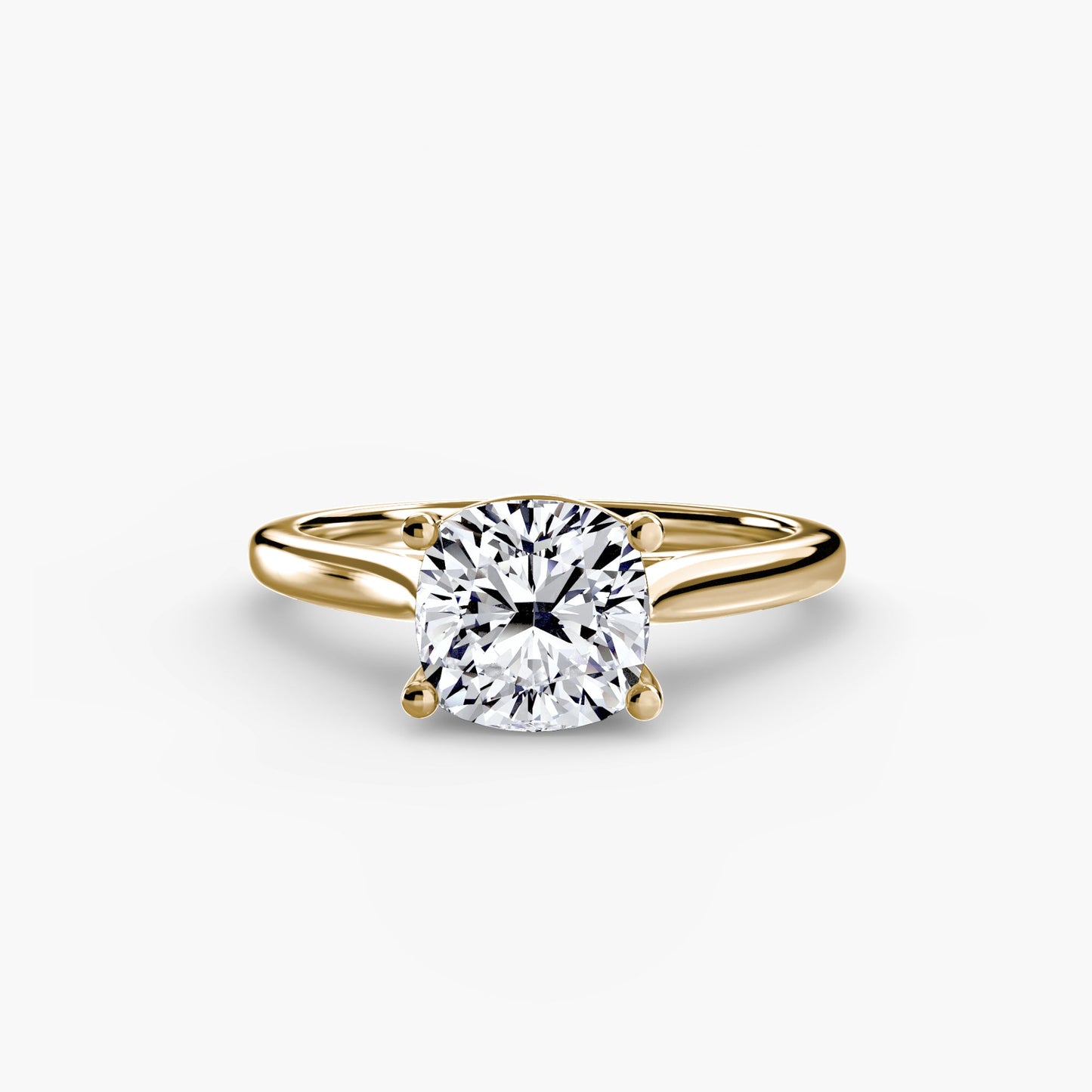 Setting Gold with Diamond – angle view
