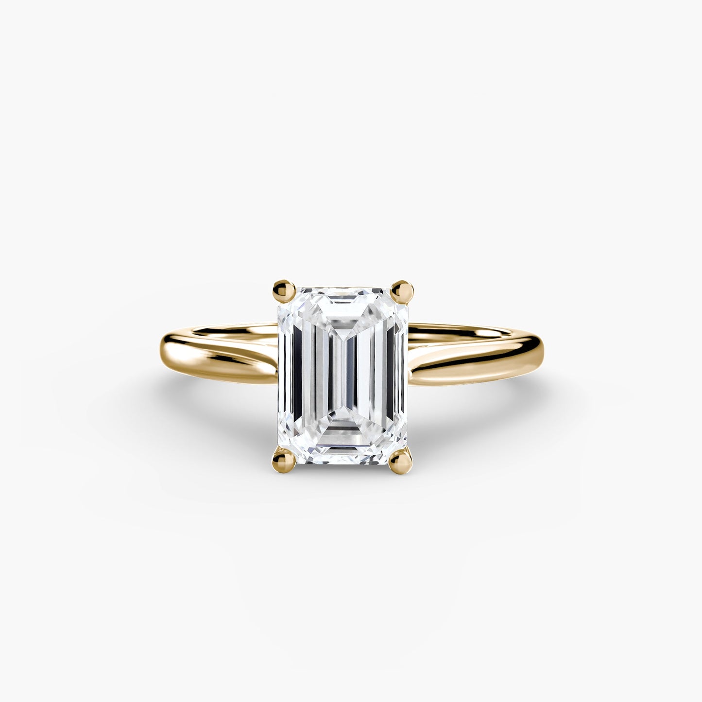 Real Diamond Setting ct Gold – back view