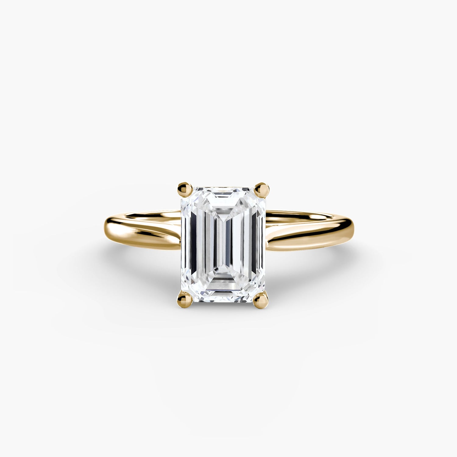 Real Diamond Setting ct Gold – back view
