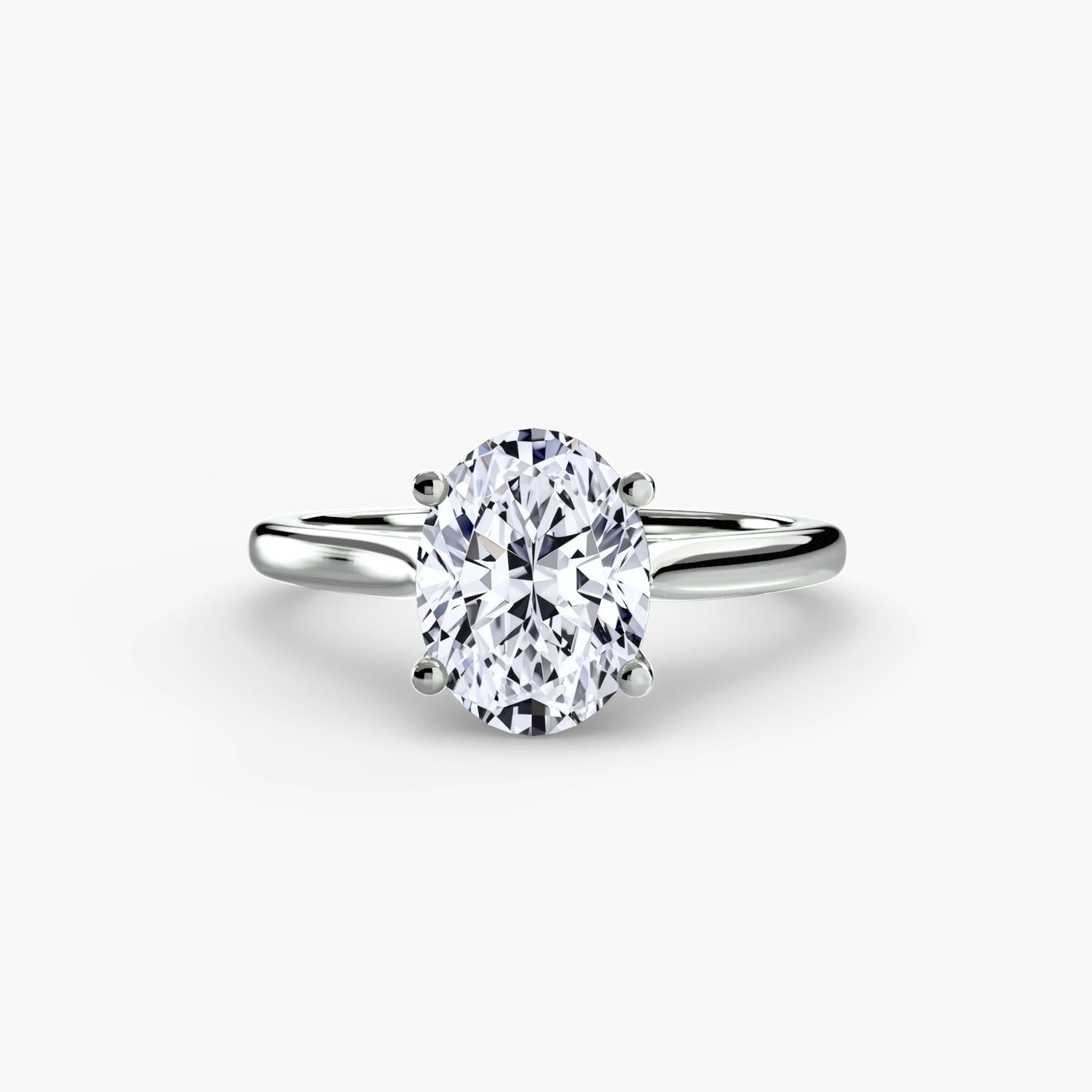 Real Diamond Setting ct Gold – profile view